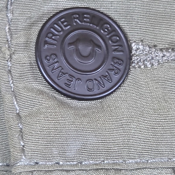 True Religion Ricky Relaxed Straight Men's board‎ Shorts Size 36 Olive Green - Picture 2 of 11